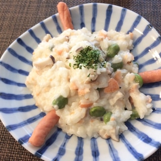 幼児食！鮭のクリームリゾット